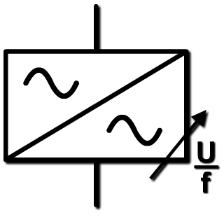 Symbole du convertisseur de fréquence