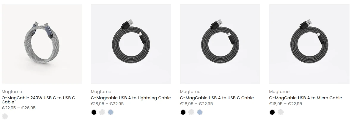 le Câble USB magnétique O-MagCable de Magtame