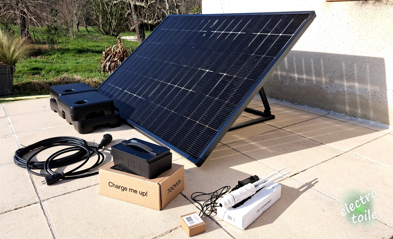 station solaire sunology Play max et les options disponibles